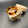 Baltic Amber Bracelet: Yellow Brown Gemstone Jewelry