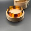 Baltic Amber Bracelet: Yellow Brown Gemstone Jewelry
