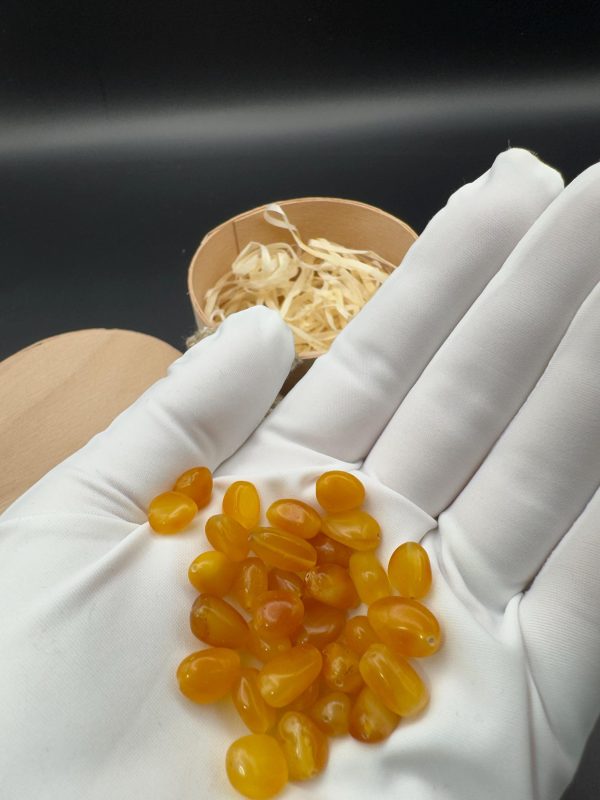 Natural Butterscotch Baltic Amber Beads: Polished DIY Jewelry Making