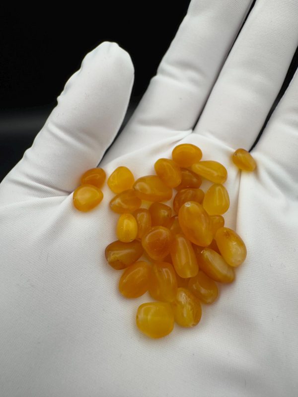 Natural Butterscotch Baltic Amber Beads: Polished DIY Jewelry Making