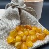Natural Butterscotch Baltic Amber Beads: Polished DIY Jewelry Making