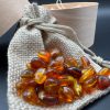 Polished Baltic Amber Beads: Cognac Brown, DIY Jewelry Making