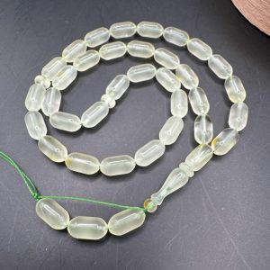 Natural Baltic Amber Rosary: 33-Bead Muslim Prayer Beads