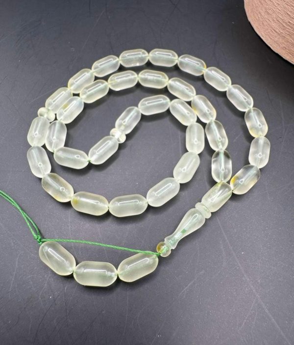 Natural Baltic Amber Rosary: 33-Bead Muslim Prayer Beads