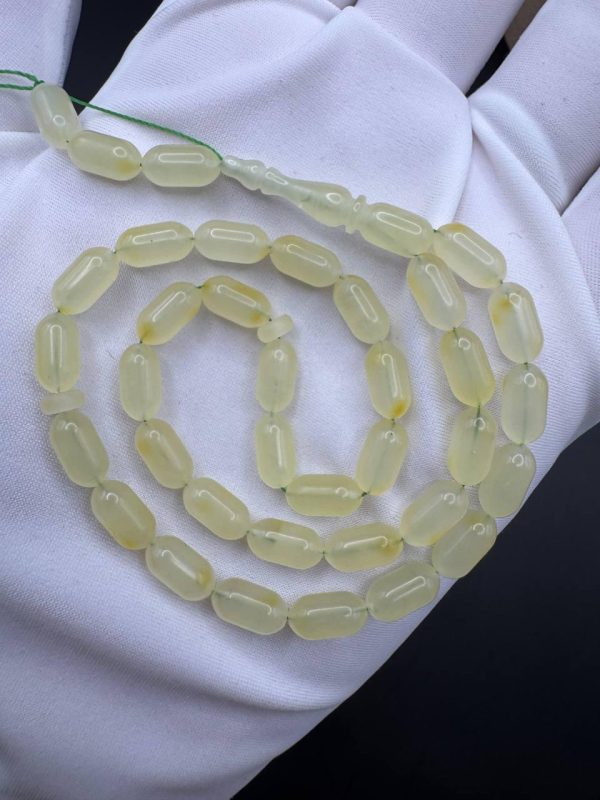 Natural Baltic Amber Rosary: 33-Bead Muslim Prayer Beads