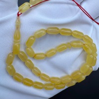 il_fullxfull.6984739559_96ya.jpg Natural Amber Travel Tasbih, 33 Beads, Golden Yellow
