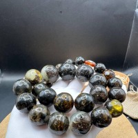 Chunky Dark Cognac Baltic Amber Necklace, 128g