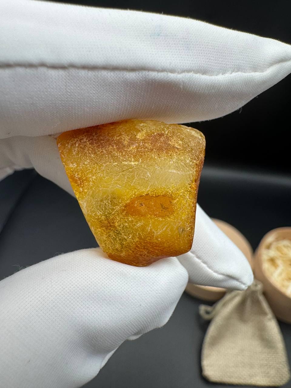 Baltic Amber with Ancient Ant Inclusion, 2.5g