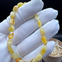 Milk Ivory and Honey Baltic Amber Bracelet, 4g
