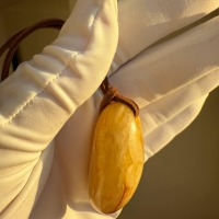 il_fullxfull.7449876515_bddp.jpg Hand-Carved Honey Baltic Amber Pendant, 12.3g