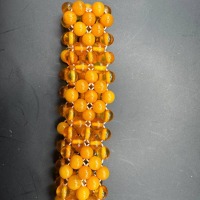 Vintage Multistrand Baltic Amber Bracelet, Butterscotch, 8.5g