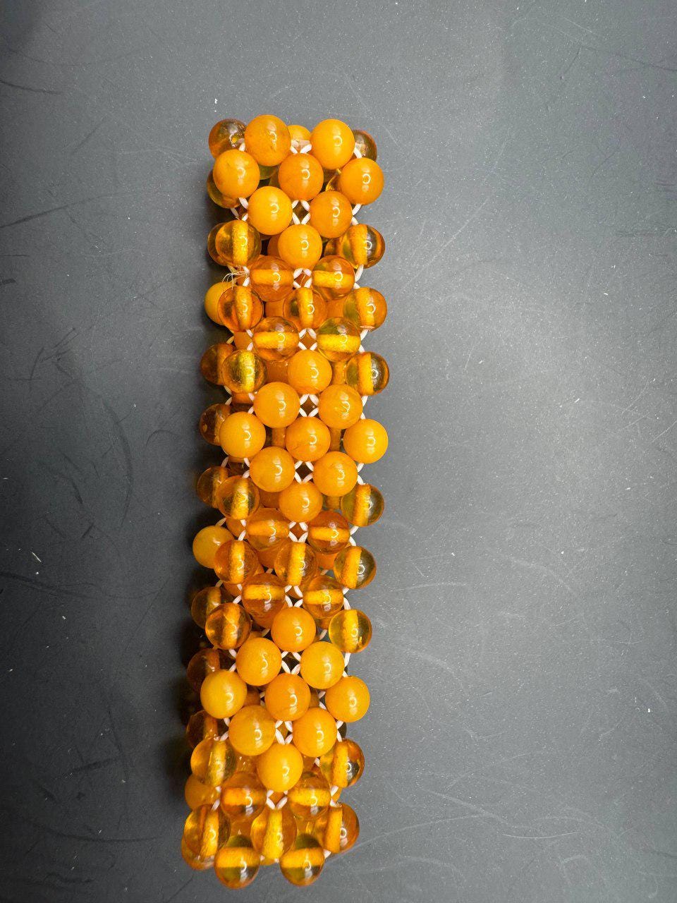 Vintage Multistrand Baltic Amber Bracelet, Butterscotch, 8.5g