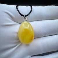 il_fullxfull.7469209454_1kvk.jpg Milky Butterscotch Baltic Amber Teardrop Pendant, 3.7g