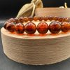 Natural Vintage Baltic Amber Bracelet, Honey Cognac Amber