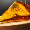 Natural Baltic Amber with Inclusions, Fossil Amber Stone