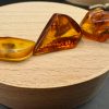 Natural Baltic Amber with Inclusions, Fossil Amber Stone