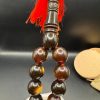 Pressed Baltic Amber Tasbih, Islamic Prayer Beads, 33 Beads