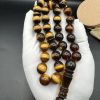 Pressed Baltic Amber Tasbih, Islamic Prayer Beads, 33 Beads