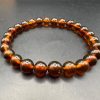 Natural Vintage Baltic Amber Bracelet, Honey Cognac Amber