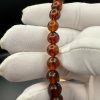 Natural Vintage Baltic Amber Bracelet, Honey Cognac Amber
