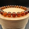 Natural Vintage Baltic Amber Bracelet, Honey Cognac Amber
