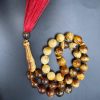 Baltic Amber Tasbih, 33-Bead Islamic Prayer Beads, Ramadan Gift