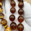 Baltic Amber Tasbih, 33-Bead Islamic Prayer Beads, Ramadan Gift
