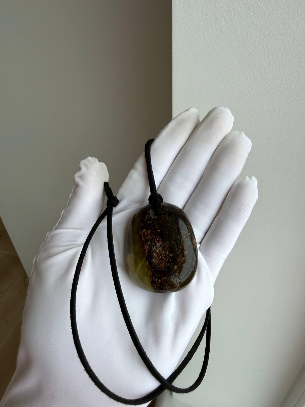 il_fullxfull.7737183710_kd71.jpg Large Honey Cognac Baltic Amber Pendant, 46mm, 22g