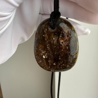 il_fullxfull.7737183712_s4xd.jpg Large Honey Cognac Baltic Amber Pendant, 46mm, 22g