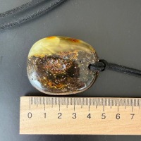 il_fullxfull.7737183720_tb8k.jpg Large Honey Cognac Baltic Amber Pendant, 46mm, 22g