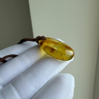 il_fullxfull.7861670056_lbzy.jpg Light Honey Baltic Amber Pendant, Minimalist, 4.7g