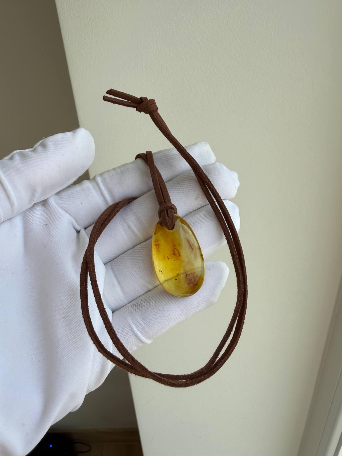 il_fullxfull.7861670058_4t8f.jpg Light Honey Baltic Amber Pendant, Minimalist, 4.7g
