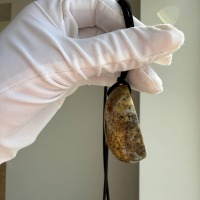 Large Earthy Baltic Amber Pendant with Inclusions, 17g