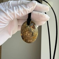 Large Earthy Baltic Amber Pendant with Inclusions, 17g