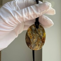 Large Earthy Baltic Amber Pendant with Inclusions, 17g