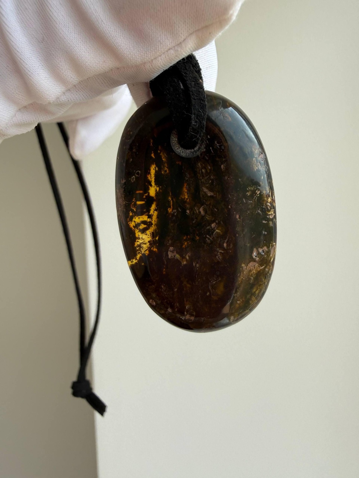 il_fullxfull.7909660041_h6k6.jpg Dark Cognac Baltic Amber Statement Pendant, 40mm, 9.7g