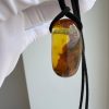 Baltic Amber Pendant with 5 Insect Inclusions Amber Necklace Natural A