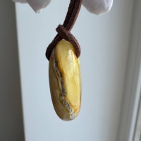 il_fullxfull.8136866102_ls41.jpg Butterscotch Baltic Amber Pendant, Polished Oval, 6g