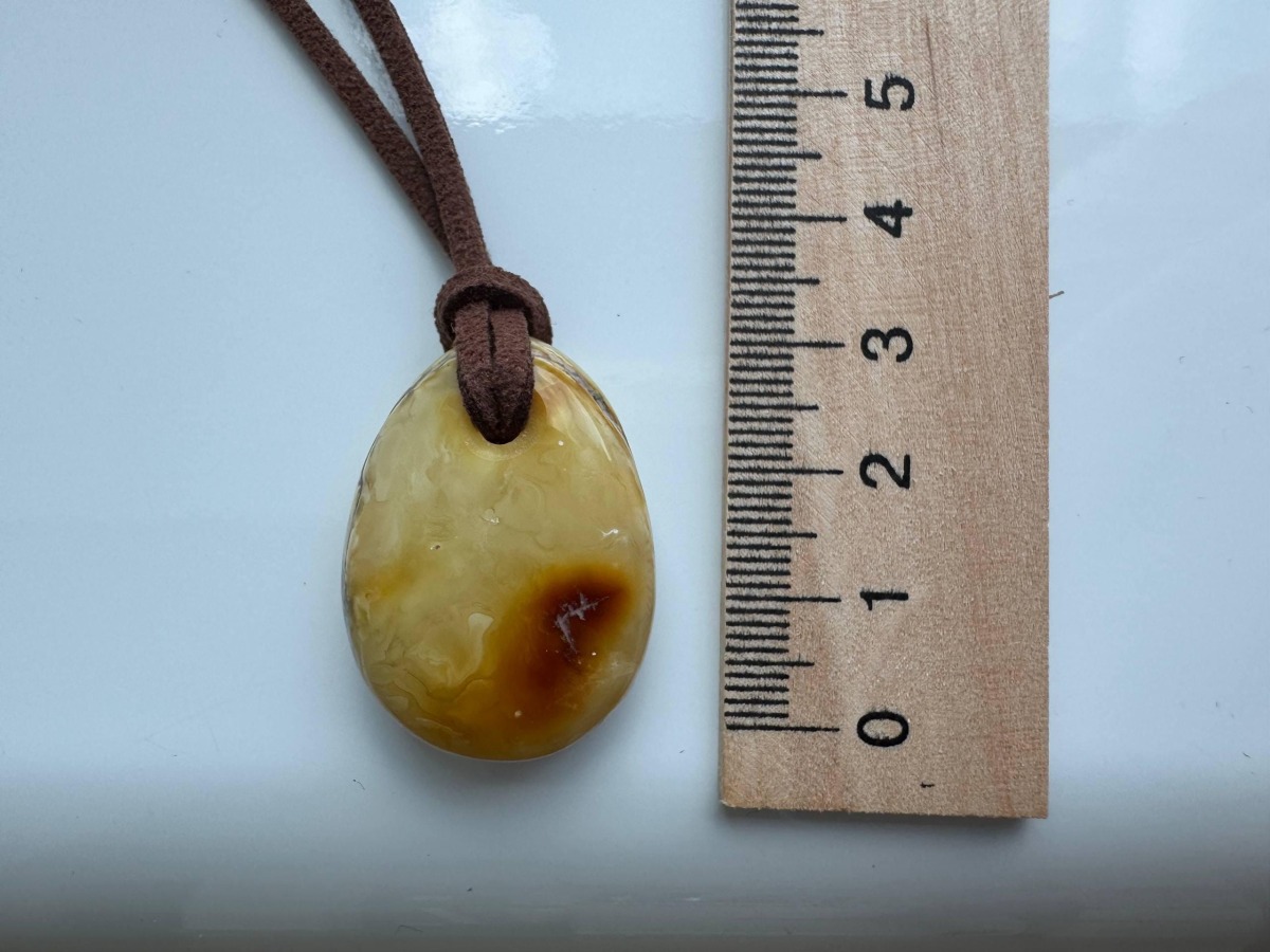 il_fullxfull.8136866112_hvjd.jpg Butterscotch Baltic Amber Pendant, Polished Oval, 6g