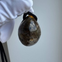 Cognac Honey Baltic Amber Pendant with Earth Inclusions, 15g