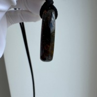 Cognac Baltic Amber Pendant, Small Oval, 5g