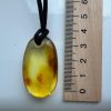 Natural Baltic Amber Pendant Necklace, Amber Stone Pendant
