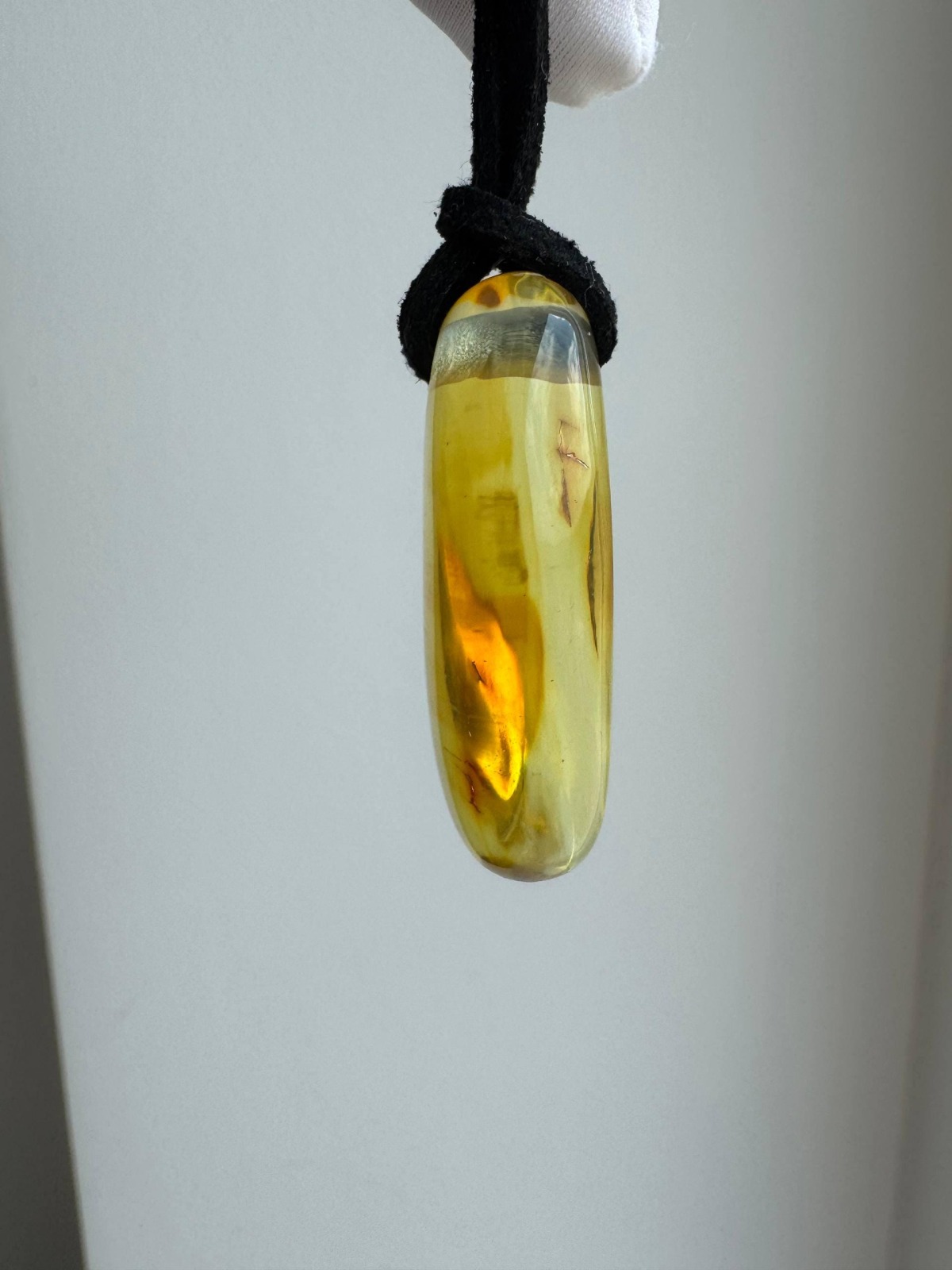il_fullxfull.8146991067_j5lx.jpg Cognac and Butterscotch Baltic Amber Pendant, 38mm, 7g