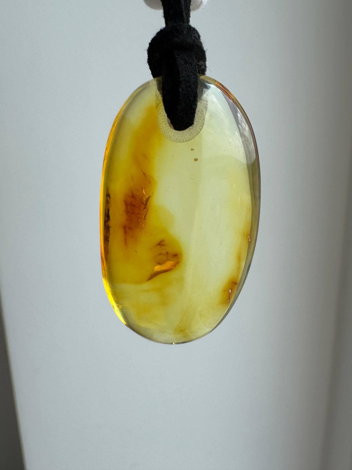 il_fullxfull.8146991073_p26m.jpg Cognac and Butterscotch Baltic Amber Pendant, 38mm, 7g