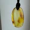 Natural Baltic Amber Pendant Necklace, Amber Stone Pendant