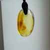 Natural Baltic Amber Pendant Necklace, Amber Stone Pendant