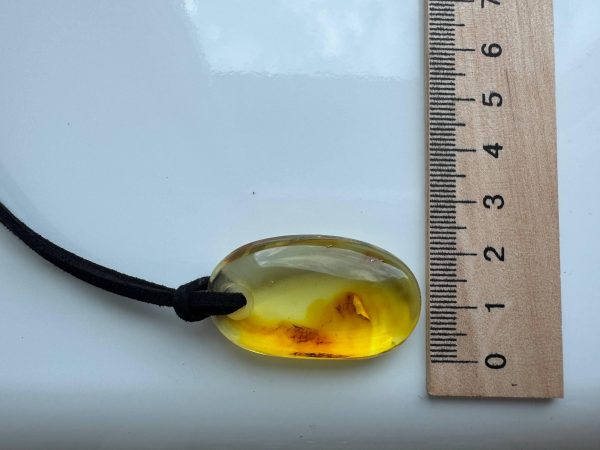 Natural Baltic Amber Pendant Necklace, Amber Stone Pendant