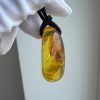 Natural Baltic Amber Pendant Necklace Amber Teardrop Pendant Golden Ho
