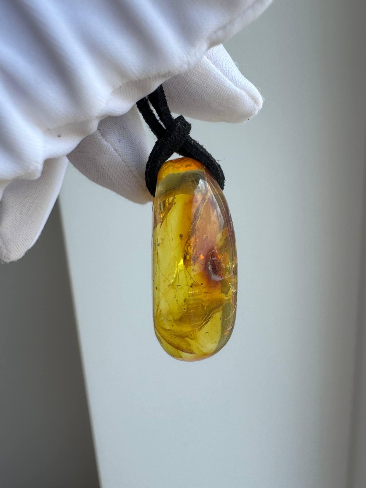 il_fullxfull.8147015003_r489.jpg Golden Honey Baltic Amber Teardrop Pendant, 32mm, 7g