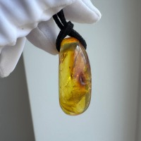 il_fullxfull.8147015003_r489.jpg Golden Honey Baltic Amber Teardrop Pendant, 32mm, 7g